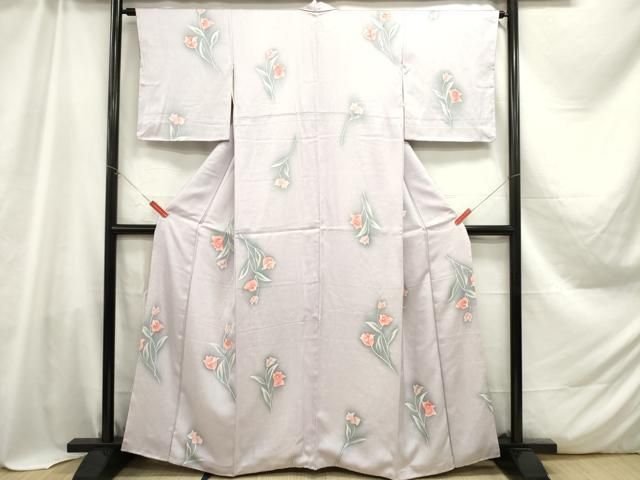 平和屋着物□上質な小紋 舞花文 暈し染め 正絹 逸品 DAAZ3348ob - メルカリ