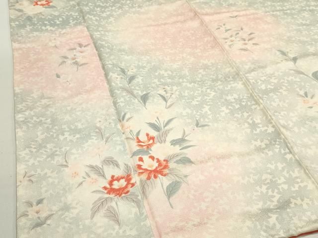 平和屋着物□上質な小紋 草花文 暈し染め 正絹 逸品 DAAZ3360ob - メルカリ