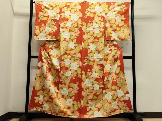 平和屋着物□上質な小紋 草花文 正絹 逸品 未使用 CABB3363oy - メルカリ