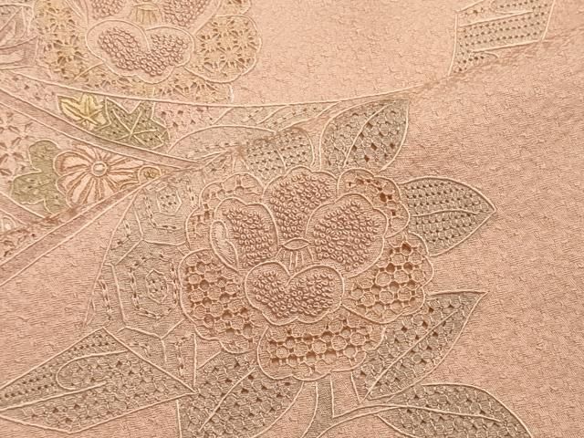 平和屋着物□中国三大刺繍 スワトウ刺繍 相良刺繍 総刺繍 訪問着 束ね