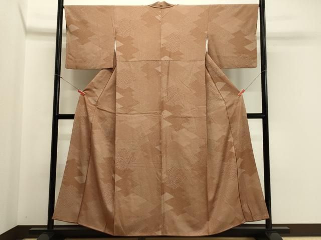 平和屋着物□江戸小紋 切り嵌め吉祥小紋柄 正絹 逸品 CABB3379oy