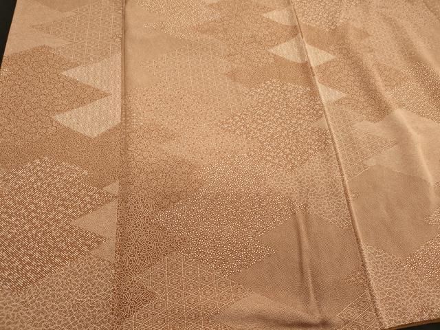 平和屋着物□江戸小紋 切り嵌め吉祥小紋柄 正絹 逸品 CABB3379oy