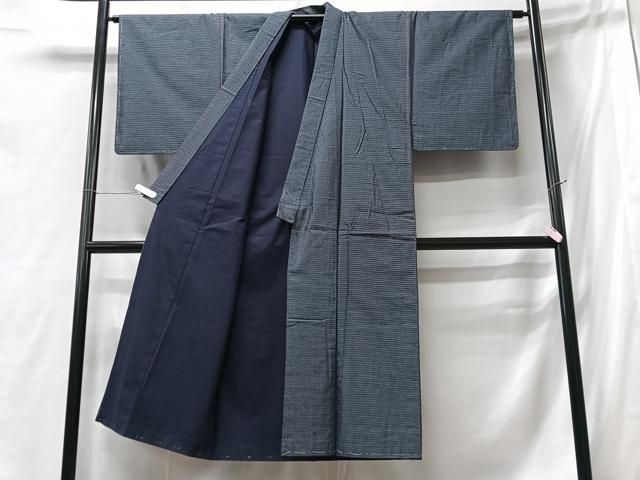 平和屋着物□男性 本場大島紬 アンサンブル 横段文 正絹 逸品 未使用