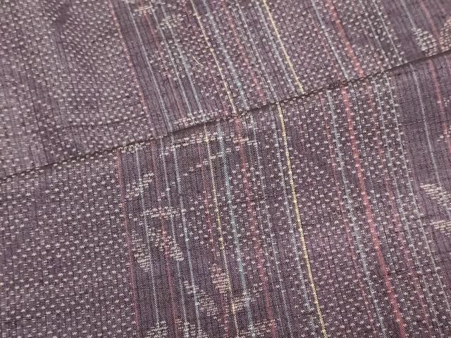 平和屋着物●上質な紬　間道　正絹　逸品　CABA1172hy 平和屋着物□上質な紬 草葉間道 正絹 逸品 CABB3384oy - メルカリ