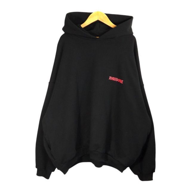 BUYERS CLUB OVER SIZED LOGO SWEAT PARKA BLACK サイズL アンチドート バイヤーズ オーバーサイズ クラブ ロゴ スウェット パーカー フーディー トップス