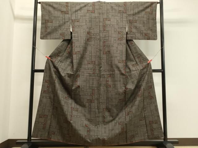 平和屋着物□本場大島紬 7マルキ 草花文 正絹 逸品 CABB3399oy - メルカリ