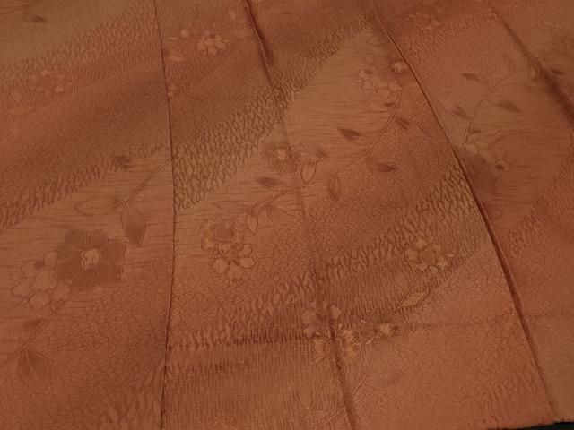 平和屋着物＃道中着 枝花地紋 暈し染め ロング丈 正絹 逸品 CABB8005in