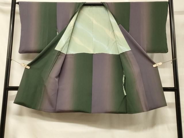 平和屋着物＃道行コート 霞間道 暈し染め ロング丈 正絹 逸品 未使用