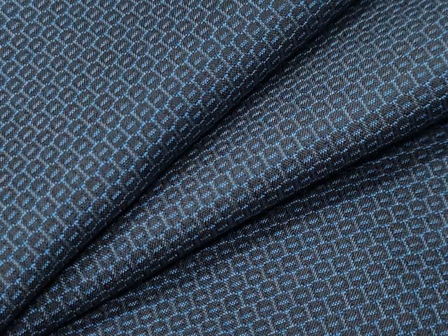 平和屋着物▽男性 本場大島紬 120亀甲 総詰め 正絹 逸品 CABB0023gh