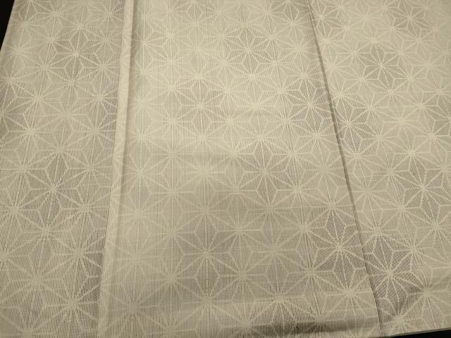 平和屋着物□上質な紬 麻の葉文様 正絹 逸品 CABB3419oy - メルカリ