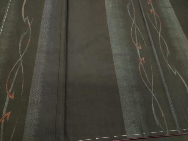 平和屋着物□上質な紬 間道 黒地 正絹 逸品 未使用 CABB3422oy - メルカリ