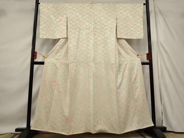 平和屋着物□上質な小紋 総絞り 流水花文 正絹 逸品 AABE4625st - メルカリ