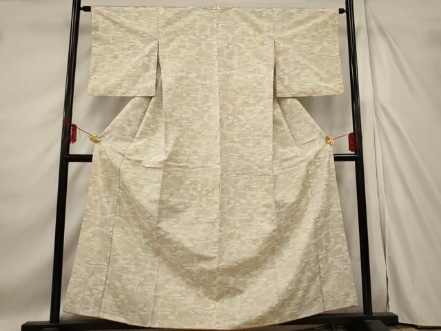 平和屋着物□本場大島紬 白大島 草花文 正絹 逸品 AABE4635st - メルカリ