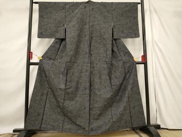 平和屋着物□本場大島紬 流水文 正絹 逸品 AABE4638st - メルカリ