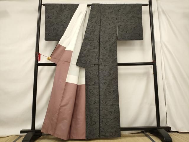 平和屋着物□本場大島紬 流水文 正絹 逸品 AABE4638st - メルカリ