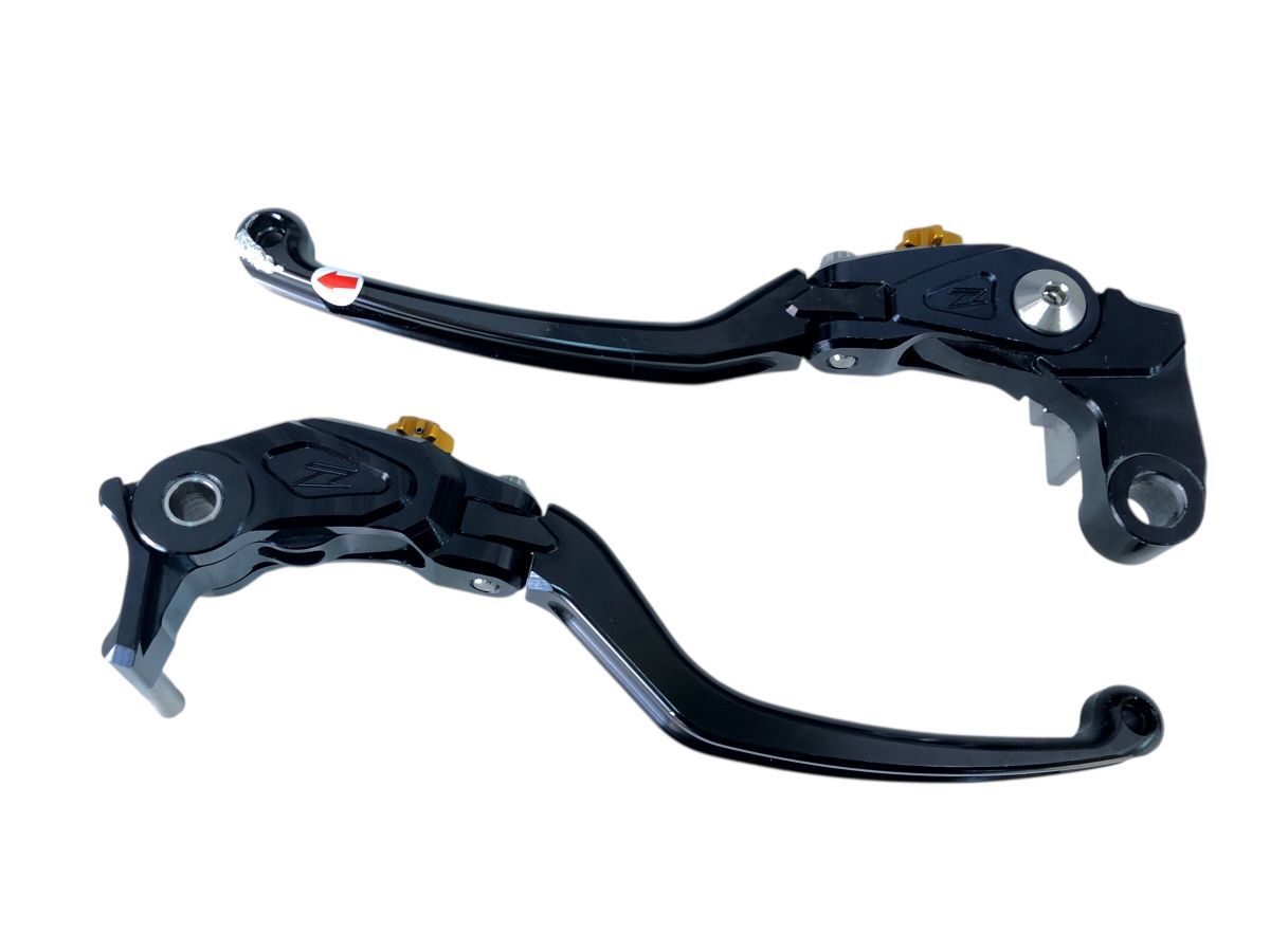 GSX-R 1000 K 5 6 05-06 レバー セット ジータ パイロットレバー 可倒式 曲り無し 補修 カスタムにも 2825-M 9396