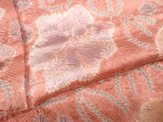 平和屋着物▽訪問着 絞り 舞花文 正絹 逸品 CABB6224ut - メルカリ