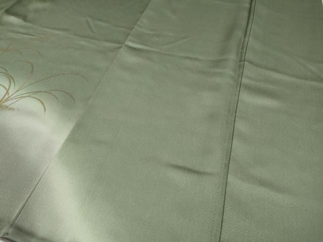 平和屋着物▽訪問着 枝花薄文 暈し染め 金彩 正絹 逸品 CABB6227ut