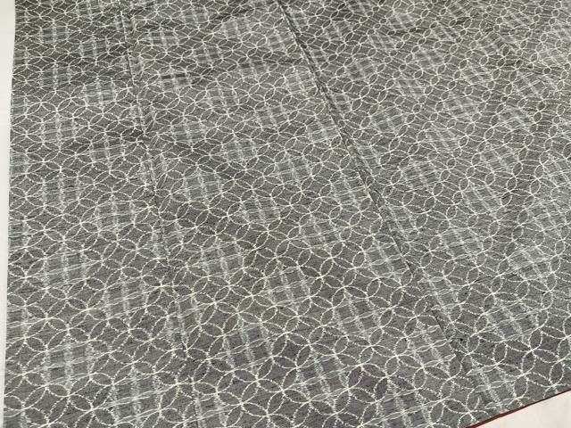 平和屋着物▽上質な紬 七宝文 正絹 逸品 AABE8907ph - メルカリ