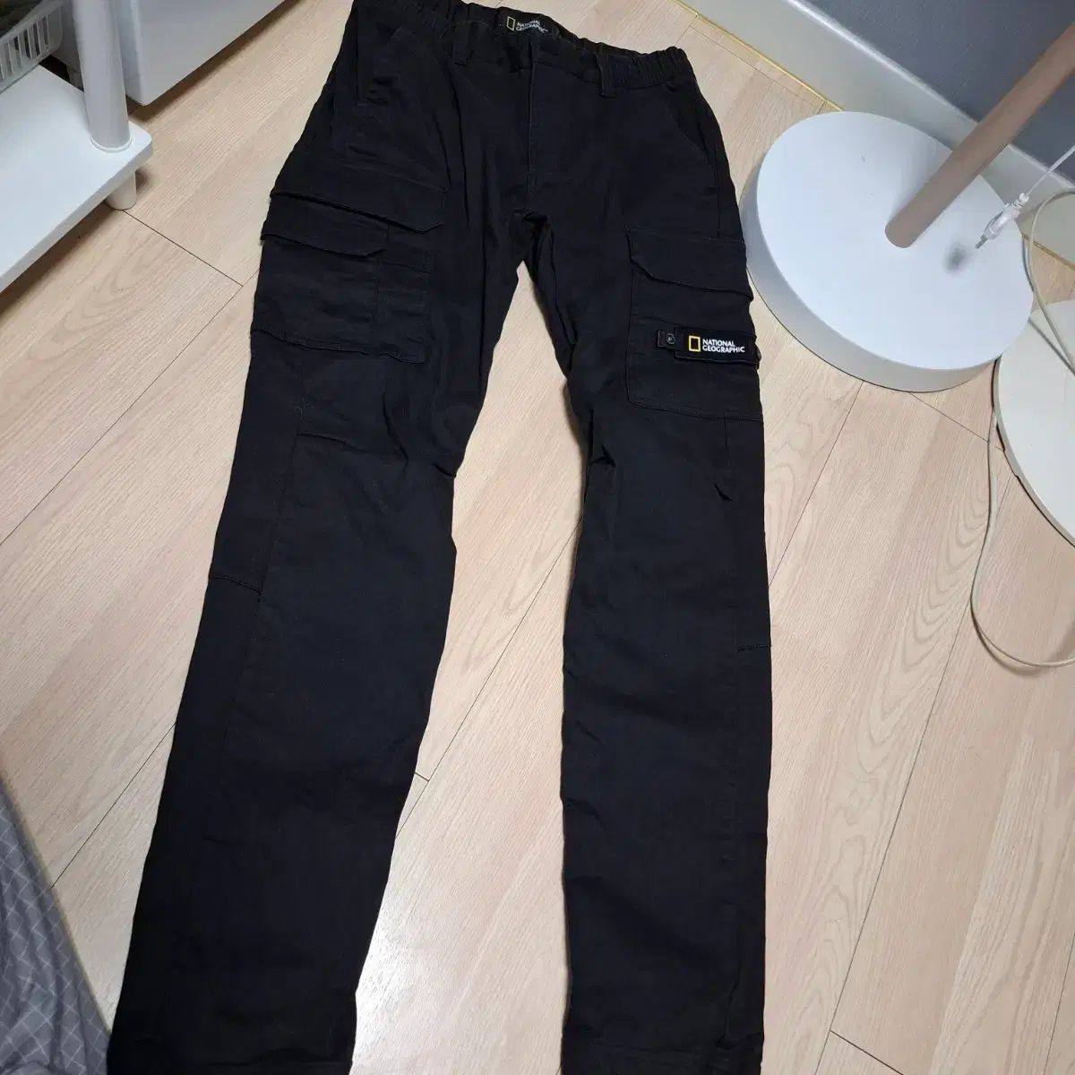 ナショナルジオグラフィック 黒 カーゴ ズボン