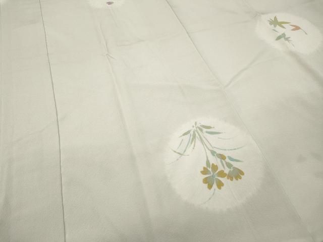 平和屋着物▽長襦袢 袷 作家物 草花丸文 正絹 逸品 CABB6325ut - メルカリ