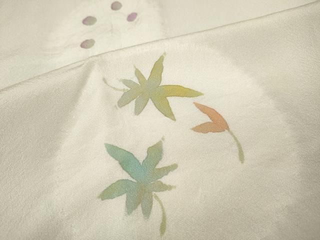 平和屋着物▽長襦袢 袷 作家物 草花丸文 正絹 逸品 CABB6325ut - メルカリ