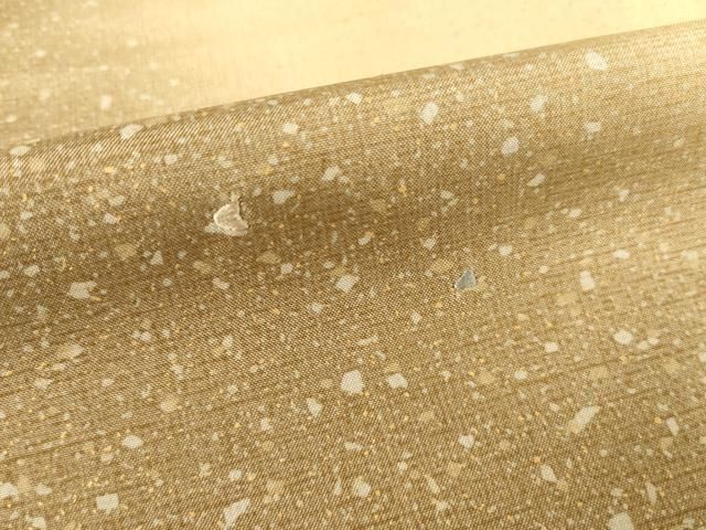 平和屋着物▽本場大島紬 染大島 訪問着 刺繍 箔散らし文様 羽風 暈し