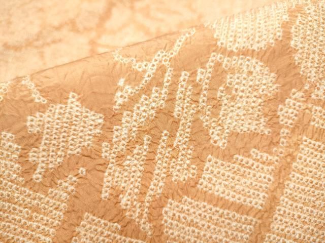 平和屋着物▽全通柄 京袋帯 総絞り 牡丹 正絹 逸品 CABB9442hy - メルカリ