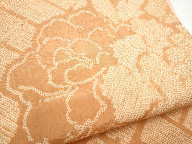 平和屋着物▽全通柄 京袋帯 総絞り 牡丹 正絹 逸品 CABB9442hy - メルカリ