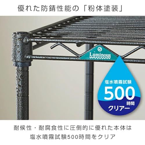 スリムスチールラック 可変棚