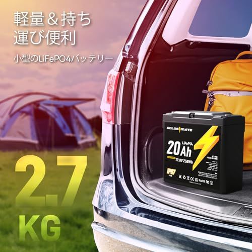 リン酸鉄リチウムイオンバッテリー