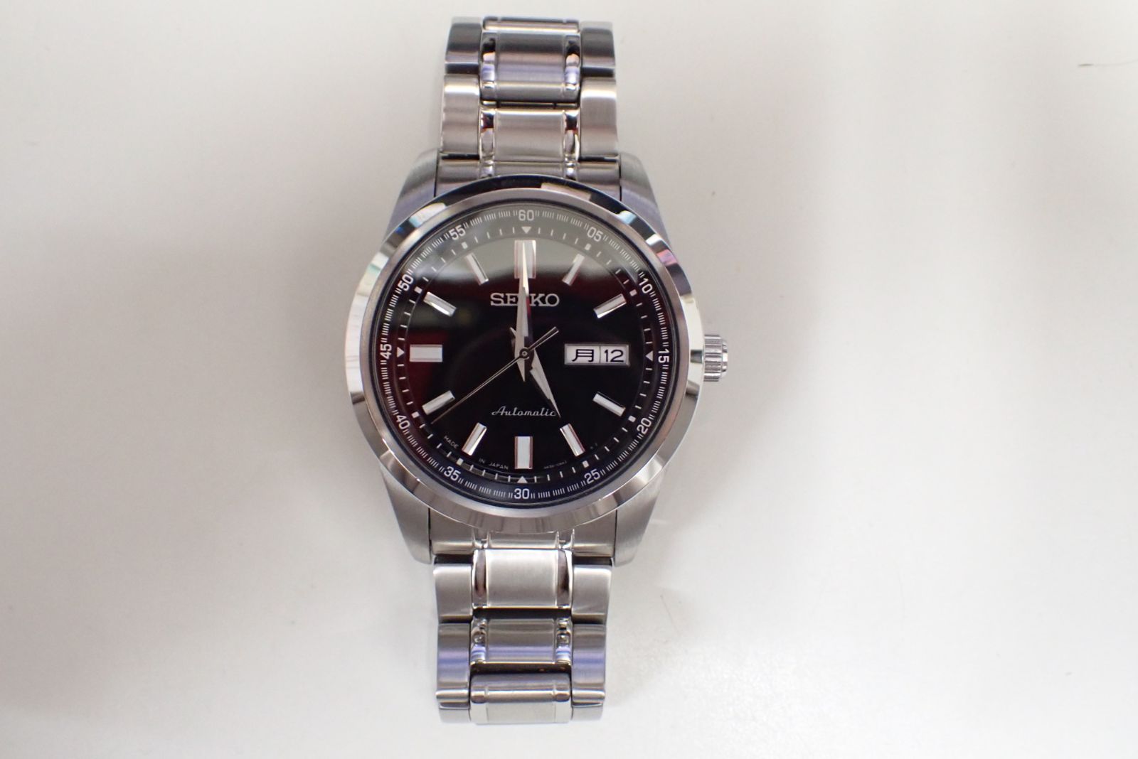 54316 SEIKO セイコー 4 R 36-05 Z 0 稼働品 本体のみメカニカル 裏スケルトン 黒文字盤 カレンダー 自動巻き メンズ 腕時計