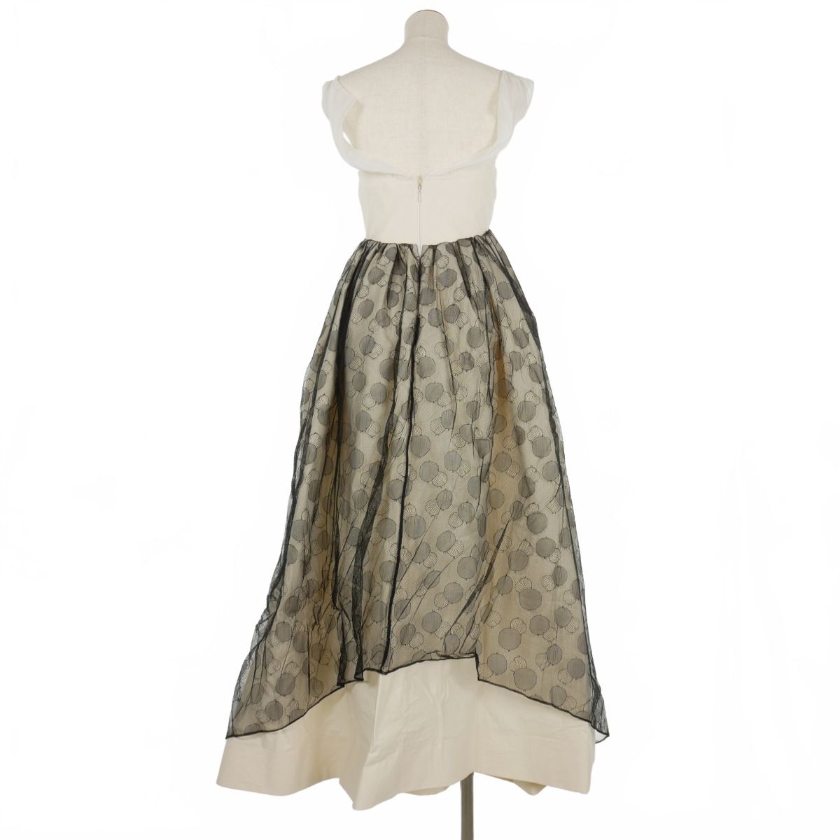 メゾンマルジェラ Maison Margiela 22 SS Empire Waist Dress エンパイアウエストドレス ロングワンピース 38 白 ホワイト 正規