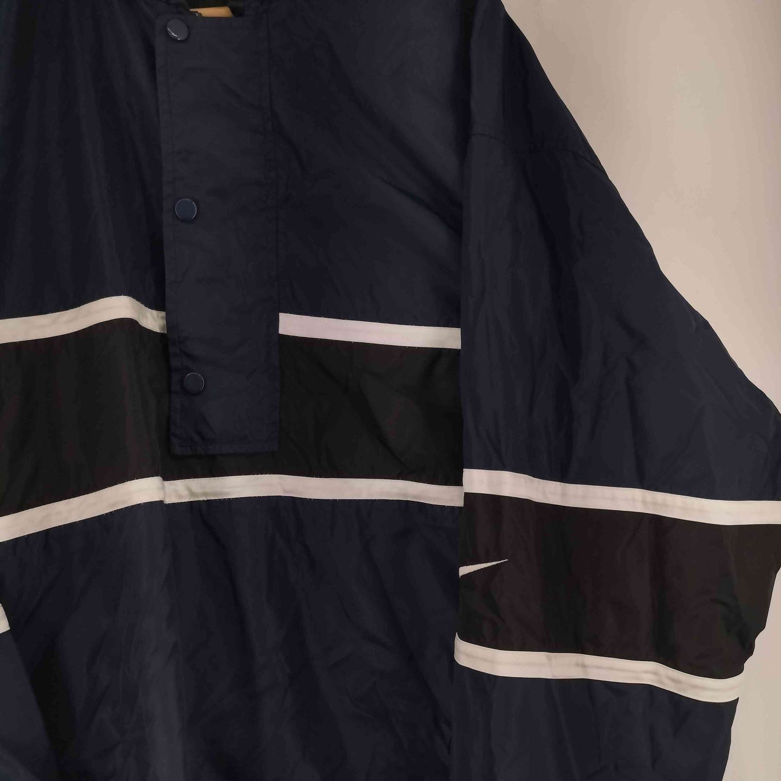 ナイキ NIKE 90S 白タグ ハーフジップ ナイロンパーカー メンズ JPN