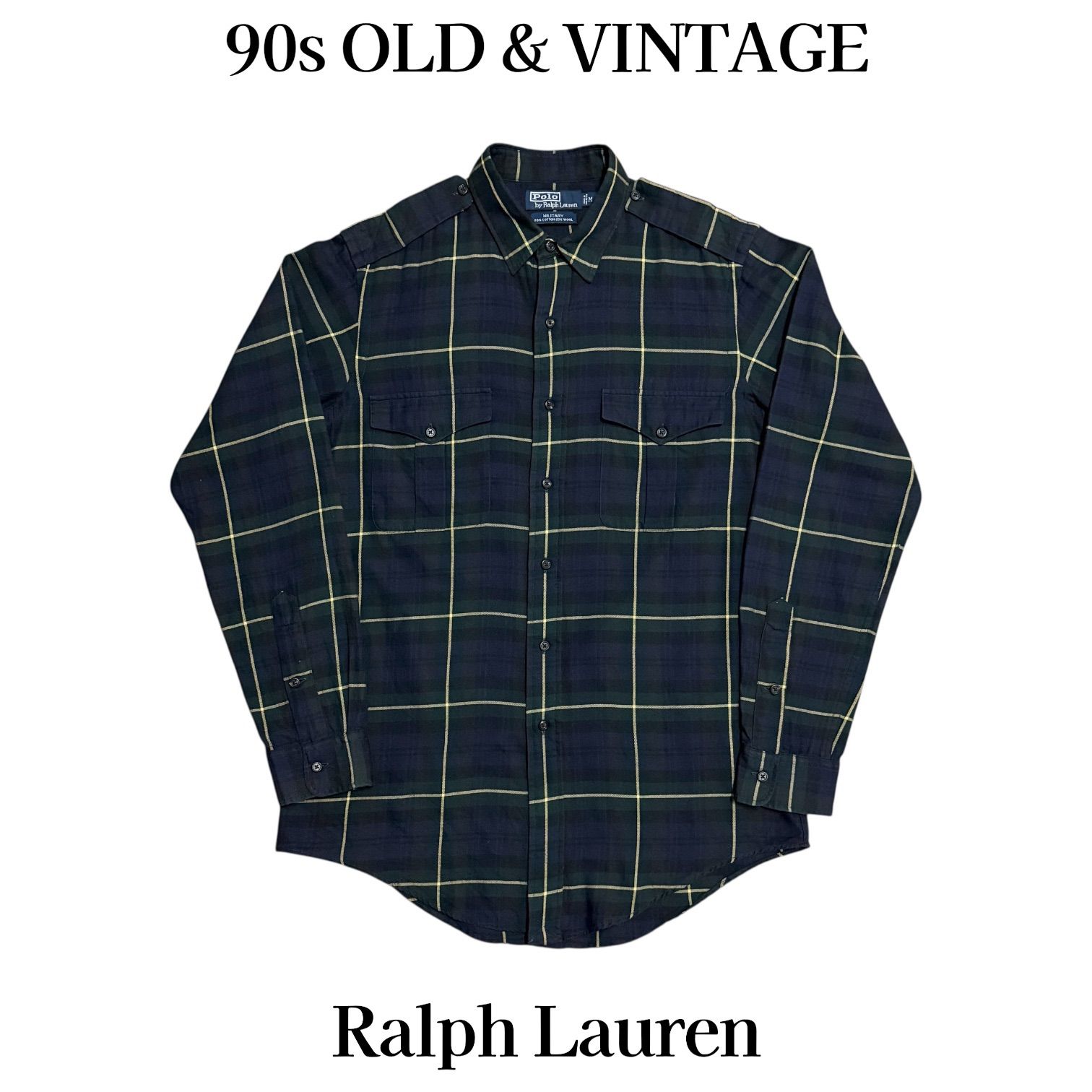 古着 90s POLO by Ralph Lauren ポロ バイ ラルフローレン MILITARY