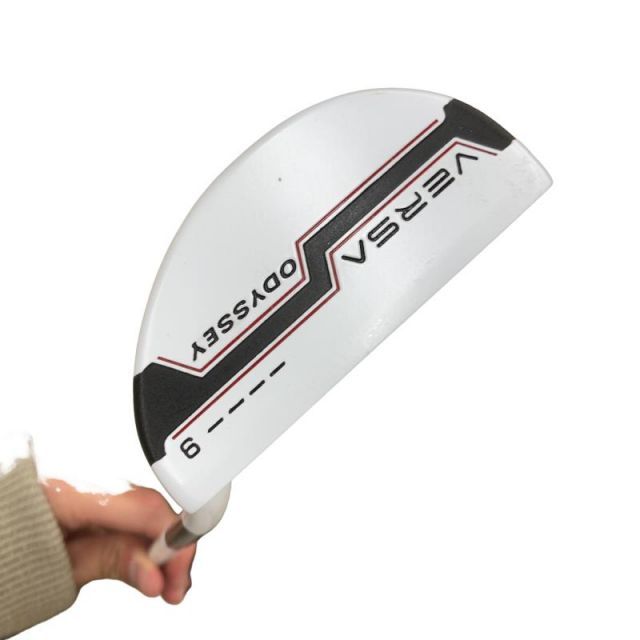 オデッセイ VERSA 9 ホワイト 34インチ パター PT スチール フレックスその他 メンズ 男性用 右利き 右用 Cランク ゴルフクラブ