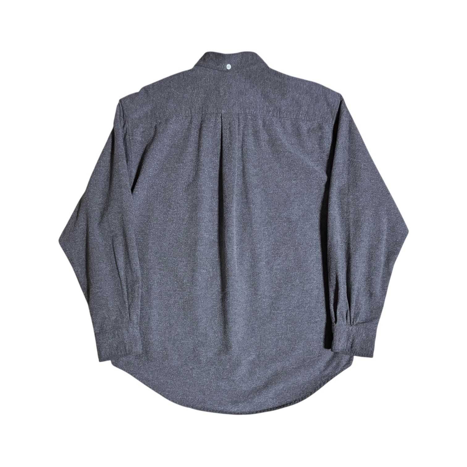 90s OLDGAPオールドギャップ フランネル長袖シャツ無地Mチャコールグレー 90s OLDGAPオールドギャップ フランネル長袖シャツ無地Mチャコールグレー