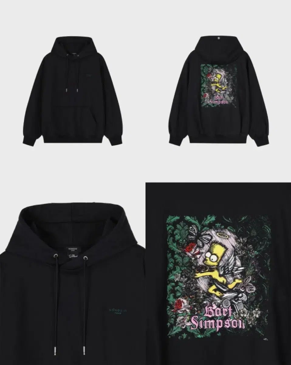 SONGZIO HOMME ソンジオ オム バートシンプソン フーディー Tシャツ 52 実際に着用1回