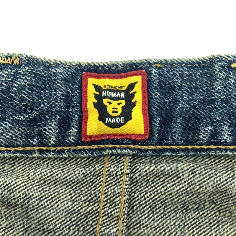  HUMAN MADE×KAWS 23 AW DENIM PANTS サイズXL インディゴ ヒューマンメイド カウズ 17 その他 パンツ