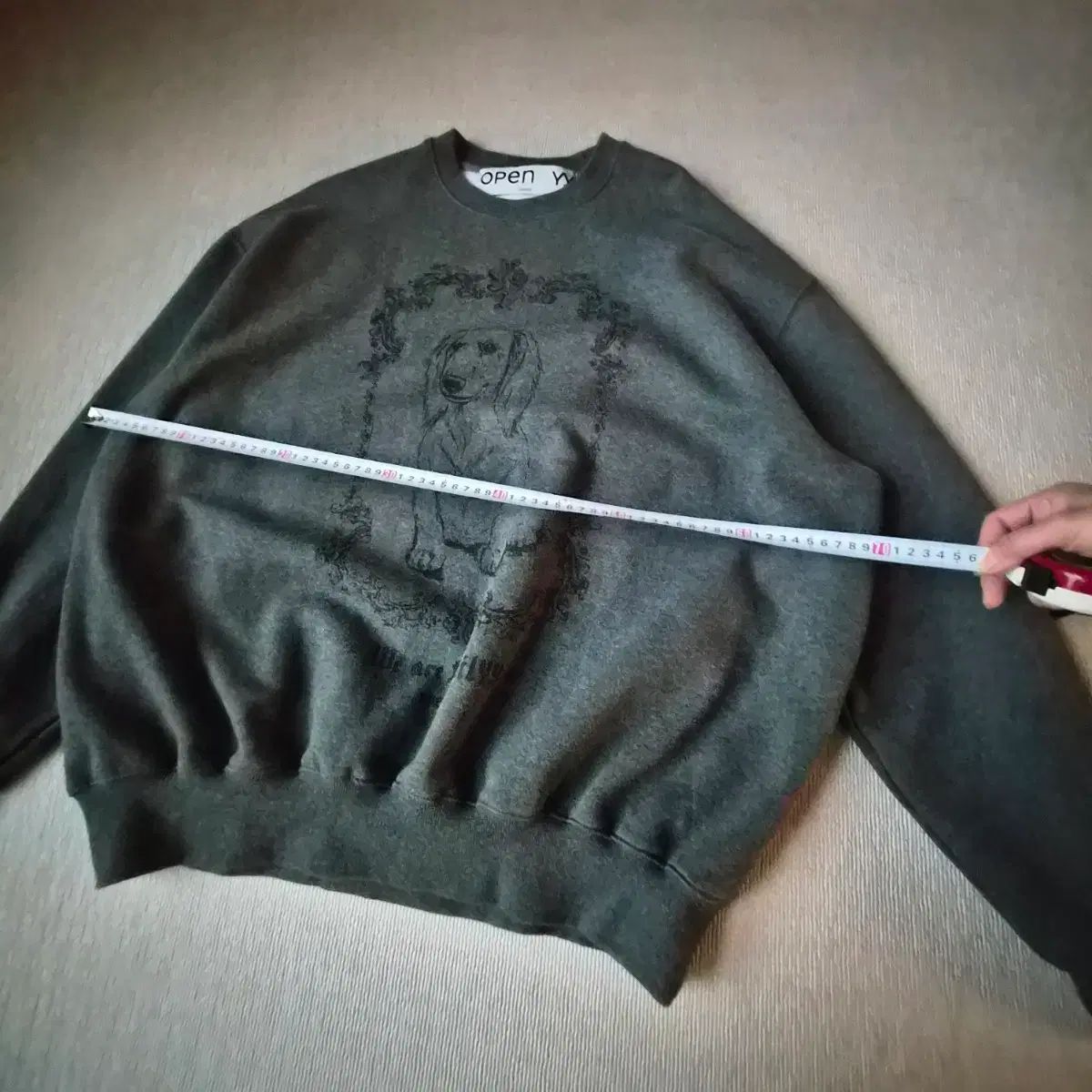 Open YY オープンワイワイ ウィアファミリー 犬 スウェット チャコール 1回着用