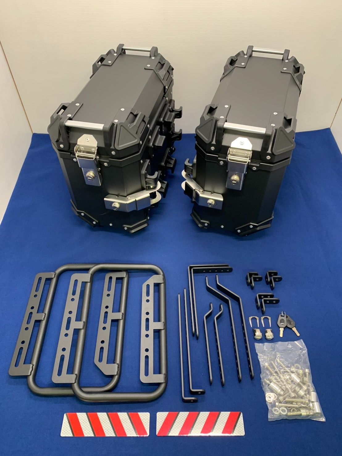 ♥ バイク用 パニアケース 左右セット 38 L アルミ製