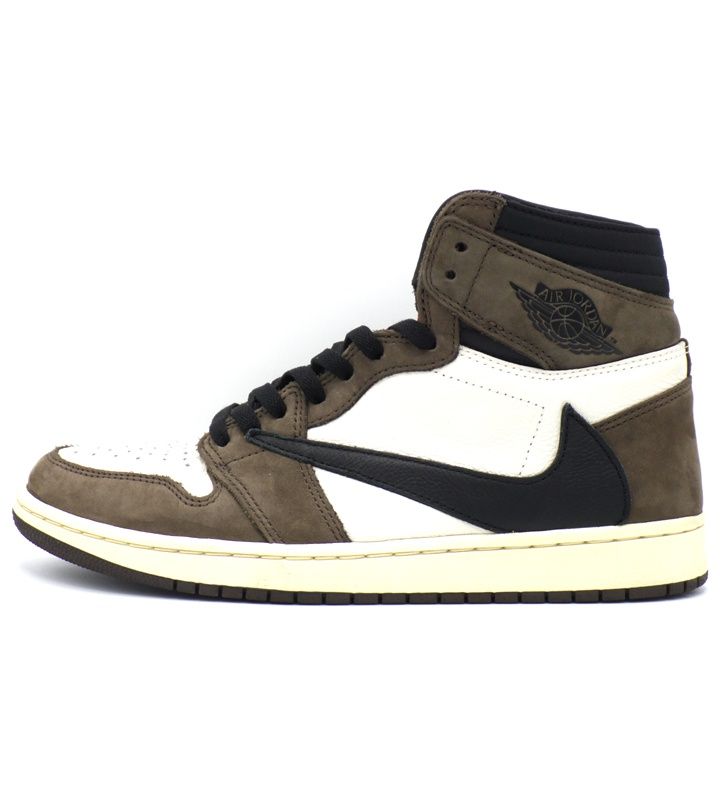 ナイキ NIKE × トラヴィス スコット Travis Scott AIR JORDAN 1 RETRO HIGH OG CD 4487 100 エア ジョーダン ハイ スニーカー f 29376
