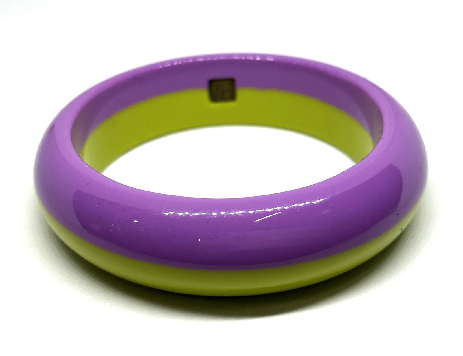 80 s 90 ヴィンテージ RAFIA - BOSSA PARIS｜ラフィア アンド ボッサ バイカラー バングル ブレスレット