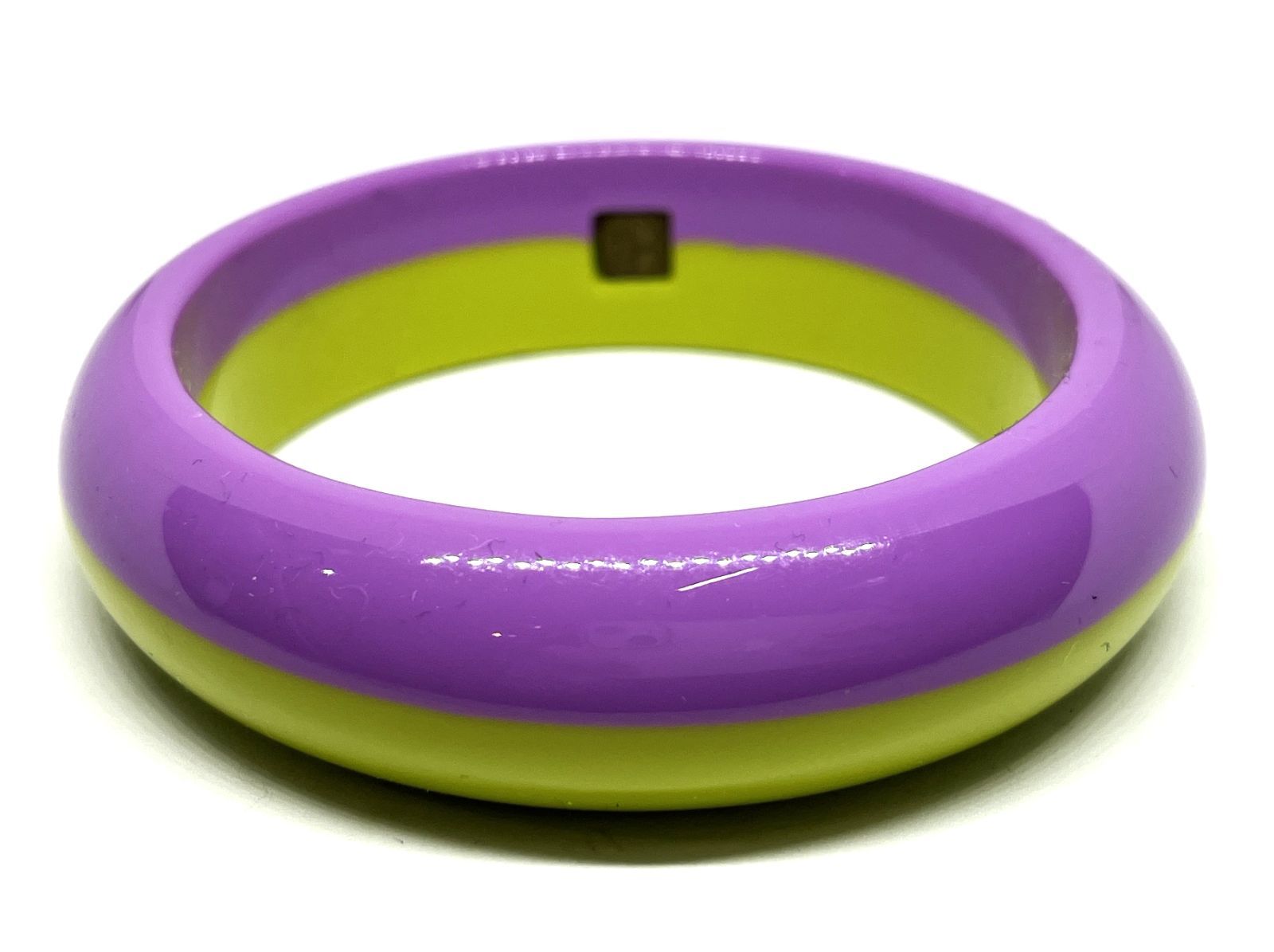 80 s 90 ヴィンテージ RAFIA - BOSSA PARIS｜ラフィア アンド ボッサ バイカラー バングル ブレスレット