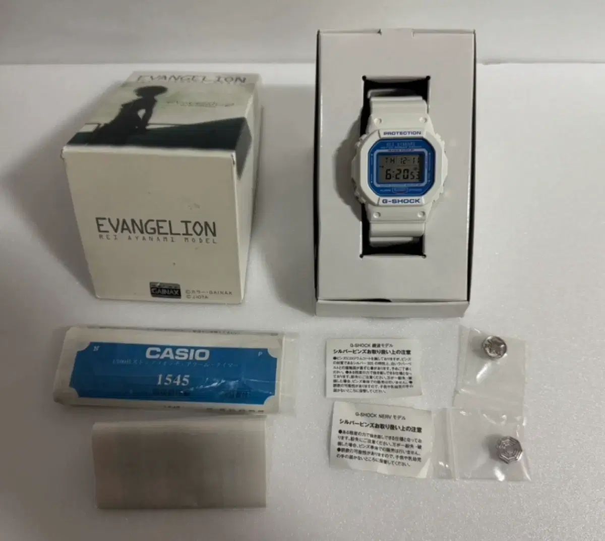 G-SHOCK DW 5600 ジーショック エヴァンゲリオン レイ 腕時計 フルセット