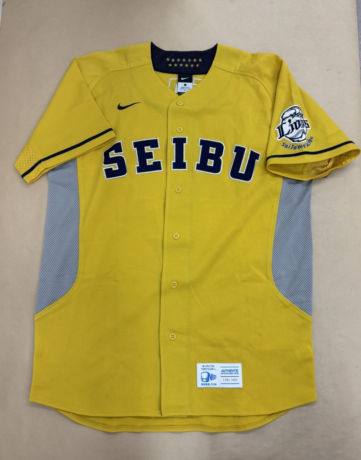 ナイキ 埼玉西武ライオンズ 西武鉄道100周年記念 オーセンティック