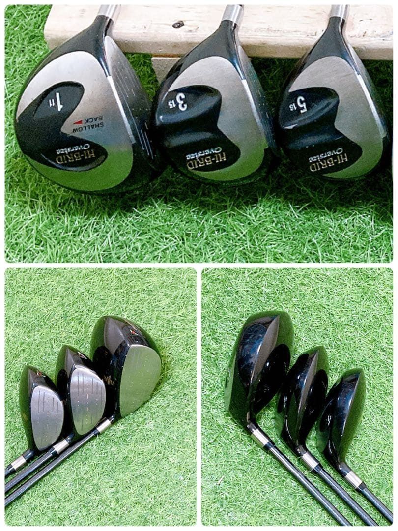 M13【レフティー】初心者オススメ ゴルフクラブセット メンズ 13本