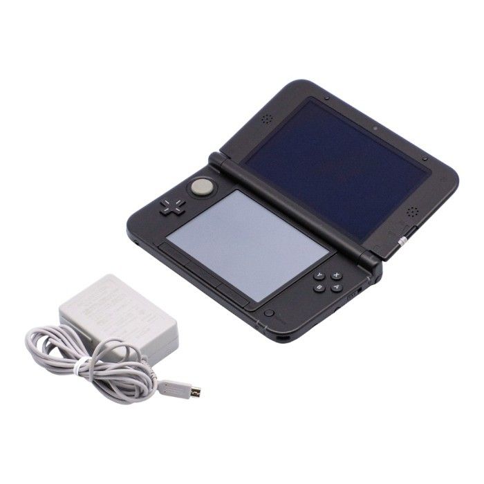 任天堂 ニンテンドー3DS LL ホワイト SPR-001(JPN) ブラック 中古 a1