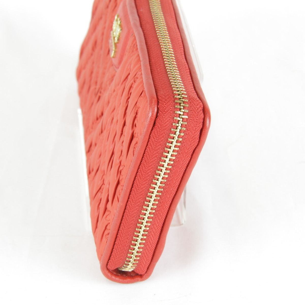 コーチ　長財布　マディソンギャザー　レッド　ピンク　新品未使用 USED』COACH【コーチ】 マディソンギャザー 長財布 ナイロン レッド 赤