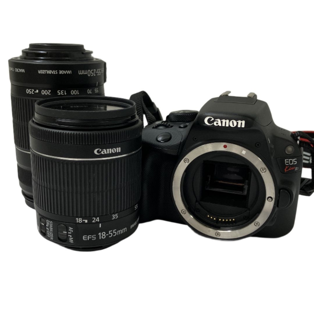 Canon EOS Kiss X7 ボディ EF-S 18-55mm F3.5-5.6 IS STM / 55-250mm
